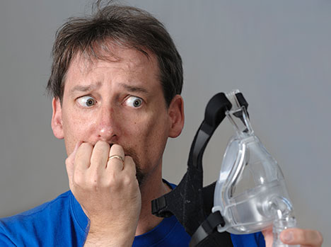 Getting accustomed to your new CPAP Mask
