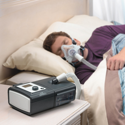 CPAP machine in use